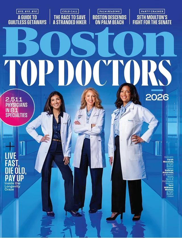 Boston magazine Top Doctors 2026 issue cover