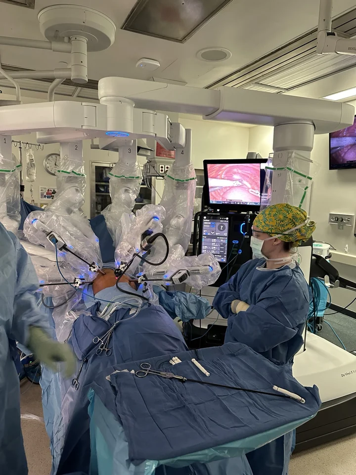 Robotic surgical system and a member of the operating room team